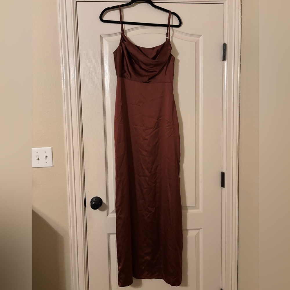 RSVP Chocolate Brown Maxi Dress